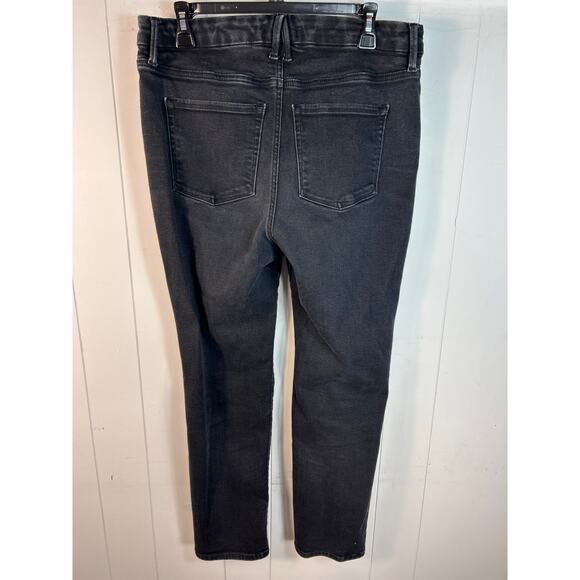 Good American Always Fits women’s black, high waist jeans. Fits Size 14 to 18. - Picture 3 of 6